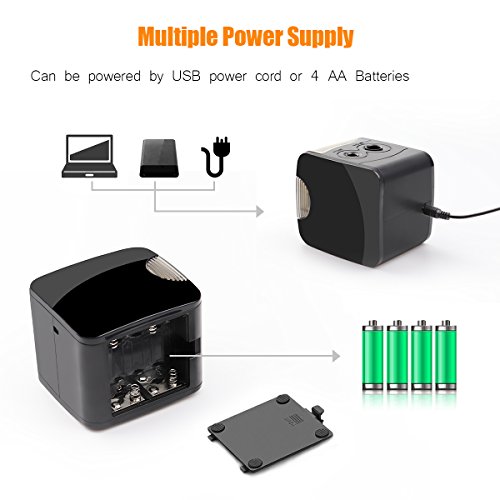 Electric Pencil Sharpener, Battery Operated or USB Heavy Duty Colored Pencil Sharpener for Kids, Artist, Student and Professionals - Thumbnail 4
