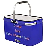 Customized Market Basket Collapsible Large Reusable