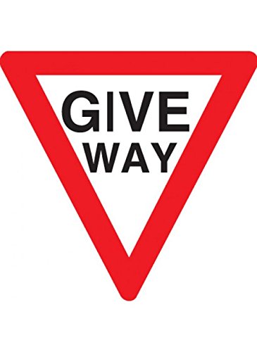 Caledonia Signs 67505N Give Way Sign, Aluminium, 400 mm x 400 mm