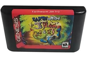 2 in 1 Earthworm Jim 1 16 Bit MD Game Card For Sega Mega Drive For and for Original Console