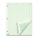 Office Product Tops Business Forms Engineering Computation Pads,5"x5" Rld,100 Sh,8-1/2"x11",GN (Units per case: 3) Book