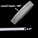ZATOOTO Pinstripe Tape for Cars - DIY Vinyl White Pin Striping Decals, 385×0.47 inches Auto Waterproof Pin Stripe Tape Emblems Trim, Universal for Automotive Musical Instrument Home Door etc