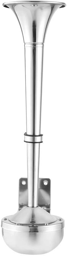 weyleity Boat Horn Waterproof Stainless Steel Single Trumpet,Electric Horn for 12v Boats Ship Sailboat Yacht Off-Road Vehicle Truck SUV RV Vans Touring Car: Automotive