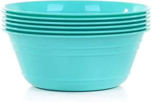 Mintra Home Snack Bowls (Medium 6pk (1.8L), Teal)