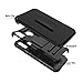 IRUNME for Samsung Galaxy A20 Case/Galaxy A30 Case,Galaxy A20/A30 Phone Case with [Tempered Glass Screen Protector],Full Body Protect Case with Belt Clip Kickstand for Men/Women (Black)