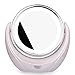 BuySShow 5x Magnification LED Light Makeup Mirror with 360°Rotating 5.5 inch Travel Mirror screen - Bright Tap Lighted Wireless Travel Mirror / Bathroom Mirror