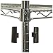 Alera ALE Industrial Heavy-Duty Wire Shelving Starter Kit, 4-Shelf, 48w x 24d x 72h, Silver