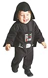 Rubie's Star Wars Darth Vader Romper, Black, 12-24 Months