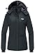 Wantdo Women's Waterproof Ski Jacket Warm Winter Coat Windproof Snow Coats Warm Fleece Raincoat