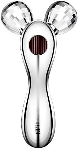 美容ローラー 美顔ローラー マイクロカレント マッサージローラー Y字型 70 入射角度 フェイス ボディー用 美顔器 3d 充電不要 フェイスローラー 小顔ローラー ほうれい線 目元 口元 流線型ハンドル レディース メンズ 男女兼用 Kakusan