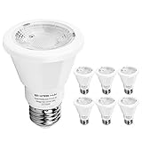 PAR20 LED Bulb 50W Equivalent, SHINE HAI LED Spot Light Bulb, 5000K Daylight White, E26, 40 Degree Beam Angle, UL-Listed, 6-Pack