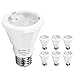 PAR20 LED Bulb 50W Equivalent, SHINE HAI LED Flood Light Bulb, 5000K Daylight White, E26, 40 Degree Beam Angle, UL-Listed, 6-Pack