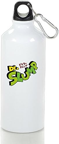 Dr.Slump Logo Aluminum Vacuum Insulated Sports Water Bottles White 500ml