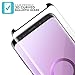 Tech Armor 3D Curved HD Clear Ballistic Tempered Glass Screen Protector Designed for Samsung Galaxy S9 Plus (2018) 1 Pack