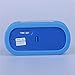 HENSE Large Digital Display Alarm Clock and Snooze/ Nightlight(Blue Backlight) Light Sensor Travel and Home Bedside Alarm Clock,Battery operated,Shockproof,Excellent Gift for Kids/Teens HA30 (Blue)