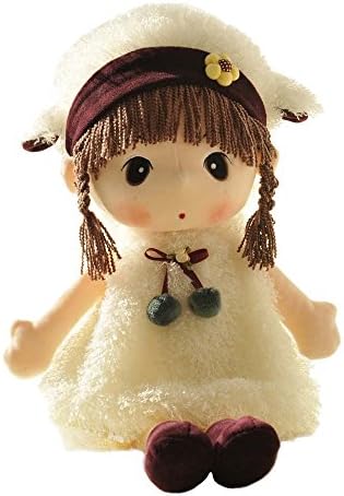 Angel Shine Lovely Huggable 17 inch Stuffed Plush Girl Toy Doll (white)
