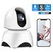 1080P Wireless IP Camera, 360 Home WiFi Security Camera Indoor Surveillance Camera System Panorama View for Pet/Baby Monitor Remote Viewer Nanny Cam with Pan/Tilt, Two-Way Audio & Night Vision