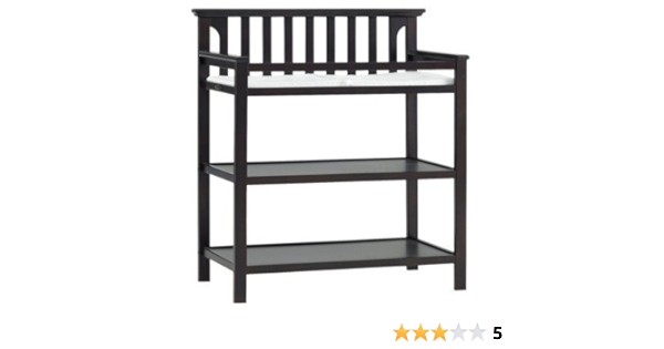 graco changing table espresso