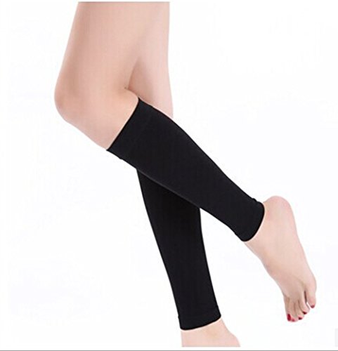 Newest trent Calf Compression Sleeve Thin Leg Calves Shaper Burn Fat Socks Warmer Slimming Thighs Shaper Body Wraps for Women Lady