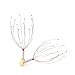 AMEISEYE Scalp Massager Tool 1-Pack (with Lens Cleaning Wipe for Gift) Handheld Head Massage Tingler, Scratcher & Stress Reliever Tool Set for Hair Stimulation & Deep Relaxation (Colors Random)