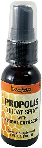 Beelieve Propolis and Herb Throat Spray, 1 Fluid Ounce