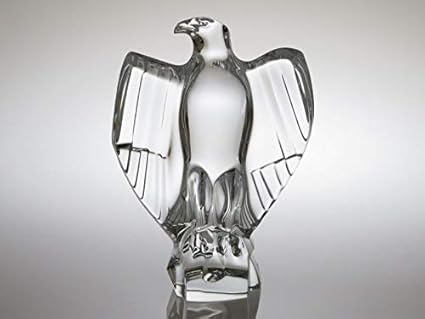 Amazon バカラ フィギュリン ワシ 置物 アメリカン イーグル クリスタル オブジェ オーナメント 鳥 鷲 タカ 鷹 バカラ Baccart 置物 オブジェ