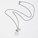Rinhoo Wish Necklace Real Dandelion Seed Necklace Floating Charms Pendant Necklace Bridesmaids Gift