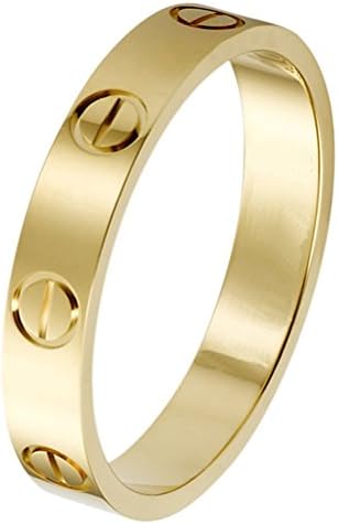 4mm Gold Love Ring Lifetime Just Love You