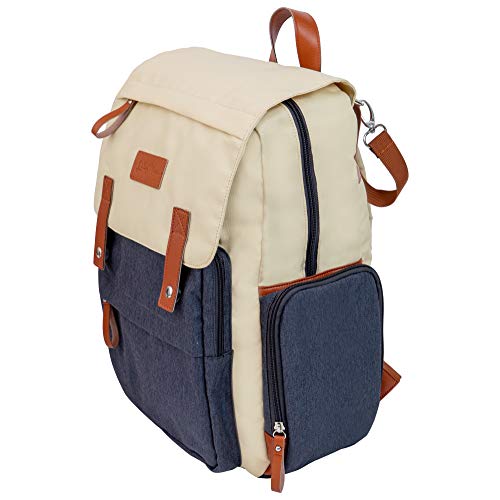 Lily Mae Diaper Backpack for Mom and Dad Stylish Waterproof Bag with