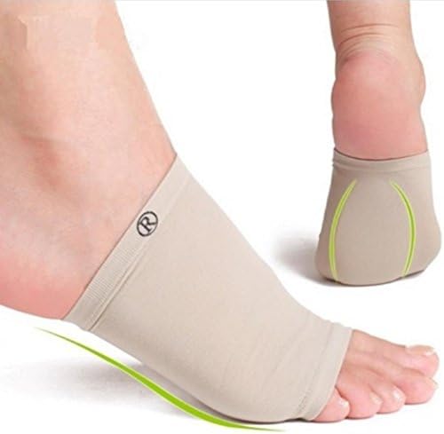 eubell Compression Arch Support Sleeves Sock with Comfort Gel Pad Foot Care Plantar Fasciitis Arch Support Sleeve Cushion Heel Spurs Neuromas Flat Feet Orthopedic Pad Foot Arch Orthotic Tool