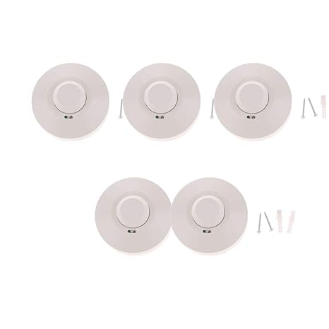 Homyl 5pcs 360° Mikrowelle Radar Sensor Lichtschalter mit Bewegungsmelder DC 12-24V