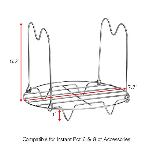 5 Steamer+Rack+Trivet+Compatible+Accessories