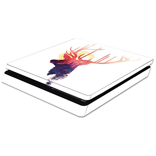 MightySkins Skin Compatible with Sony PS4 Slim Console - Burning Sun | Protecti…