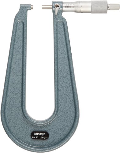 Mitutoyo 118-129CAL Sheet Metal Micrometer with