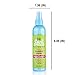 Just for Me Curl Peace 5-In-1 Wonder Spray (3 Pack) - Detangles, Nourishes, Heat-Protects, Reduces Frizz, Adds Shine, Contains Flaxseed, Avocado Oil, Castor Oil, No Animal Testing, 8 oz