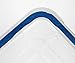 IRIS USA WSB-SS ZIPLOC CLR/Blue 6PC Set 1PK [E] Storage Bin, 16 Quart, Clear