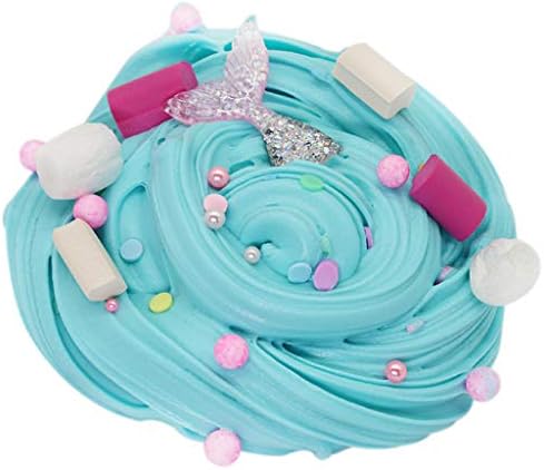 FILOL DIY Fluffy Slime Clay Could Kit for Kids and Adults, Stress Relief Mix Color Crystal Foaming Clay with Putty Scented Toy Super Soft and Non-Sticky Slime (60/120ml)