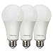 22W (150-200 Watt Equivalent) A21 Dimmable LED Light Bulb, 2680 Lumens 5000K Daylight White, E26 Medium Screw Base, UL Listed, XMprimo - 3 Pack