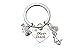 Infinity Collection Cheer Coach Gift- Cheerleading Keychain, Cheer Trainer Jewelry - Gift For Coaches