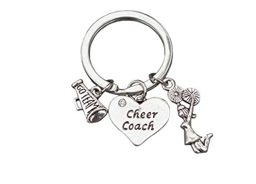 image for Infinity Collection Cheer Coach Gift- Cheerleading Coach Keychain, Che