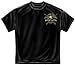 Marine Corps, USMC T-Shirt Marine Devil Dog First In Last Out XXX-Large Black