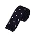 DAO3D01 Various Colors Polka Dots Knit Skinny Tie for Husband By Dan Smith