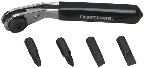 Click Here to See More Images Craftsman 9-41715 Reversible Ratcheting Screwdriver, 5-Piece