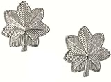 Silver Polished Lieutenant Colonel Officer Insignia Set