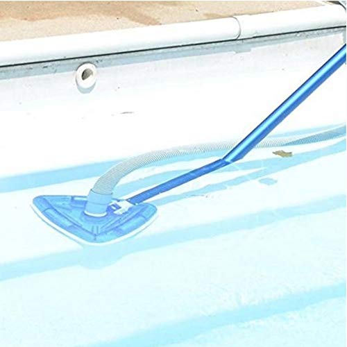 Aquatix Pro Triangular Pool Vacuum Head 11” Transparent Vac Cleaner, 3