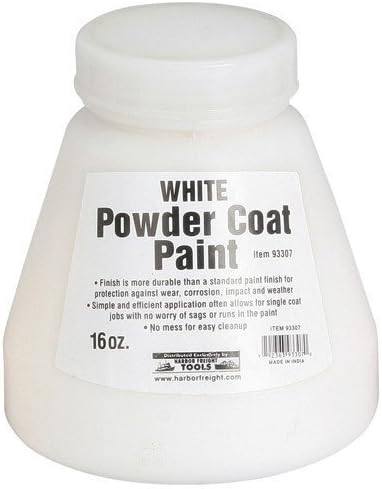 16 Oz. Powder Coat Paint - White by HFT