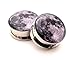 Screw on Plugs - Full Moon Picture Plugs - 0g - 8mm - Sold As a Pair