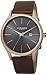 Akribos XXIV Men's AK618 Essential Stainless Steel Watch with Leather Strap (Rose Gold)