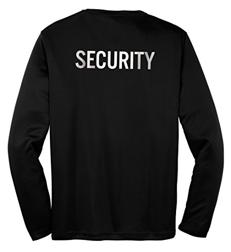 KAMAL OHAVA Men’s Security Uniform T-Shirt, XL, Performance Long Sleeve