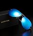 LUOMON Men's Polarized Aviator Sunglasses with Al-Mg Aloy Temple 63mm Lens LM007